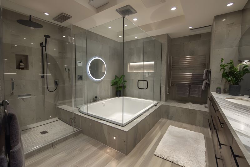 Elegant Bathtub Features